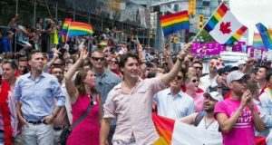 Justin Trudeau marcha gay
